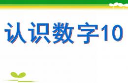 大班数学认识数字10PPT课件