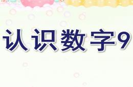 中班数学认识数字9PPT课件