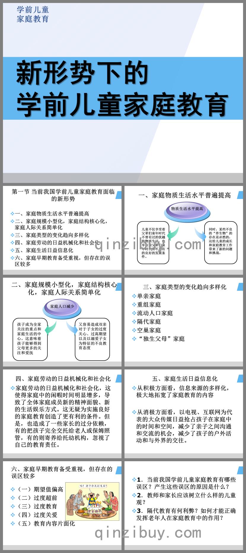 新形势下的学前儿童家庭教育PPT课件