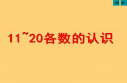 大班数学11-20各数的认识PPT课件