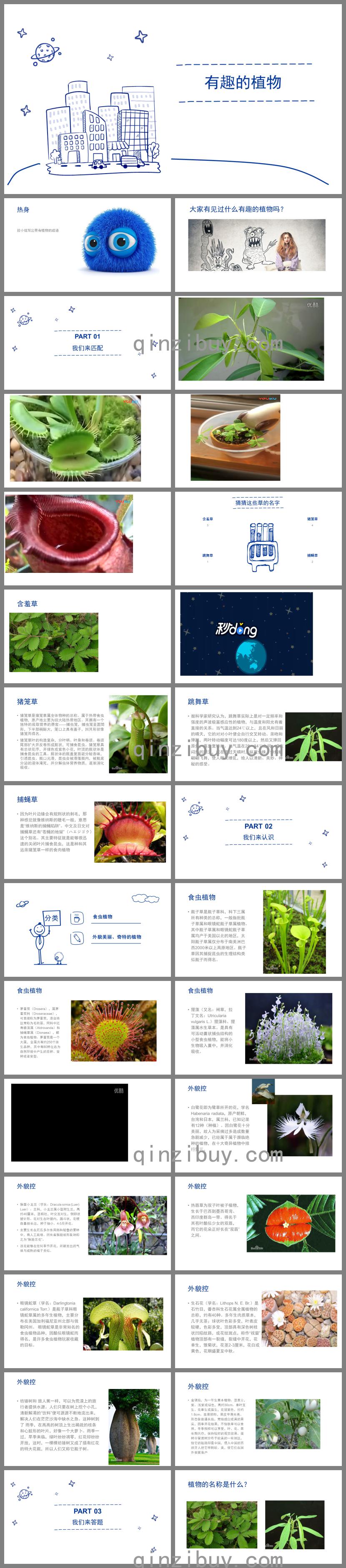 大班科学活动有趣的植物PPT课件