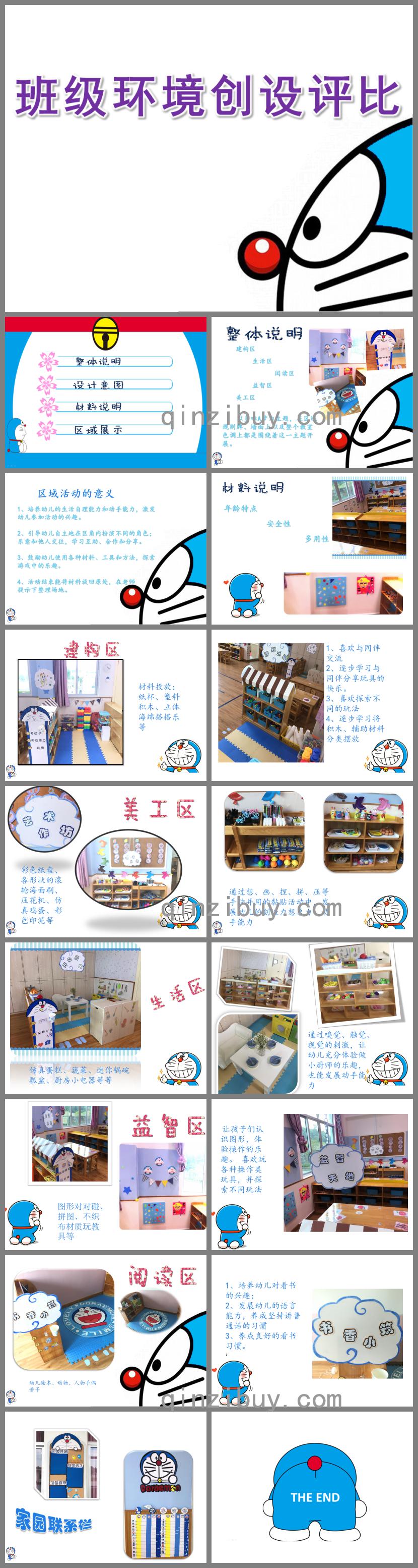 幼儿园小班班级环境创设评比PPT课件