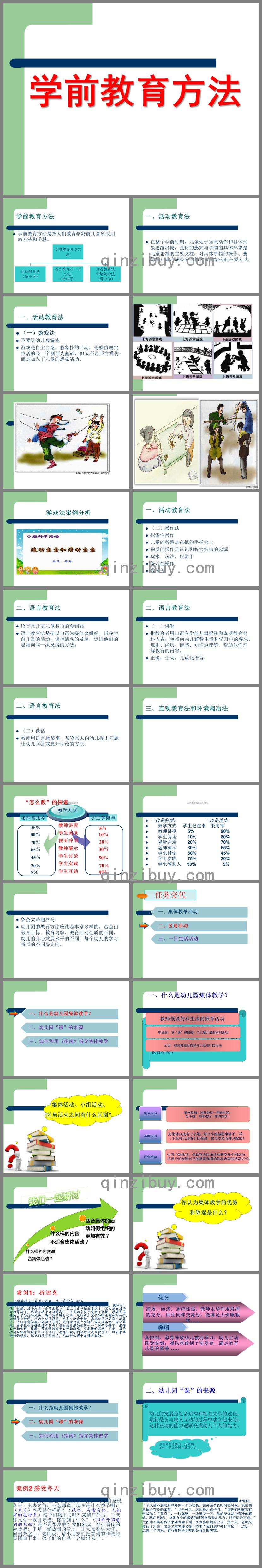 学前教育方法PPT课件