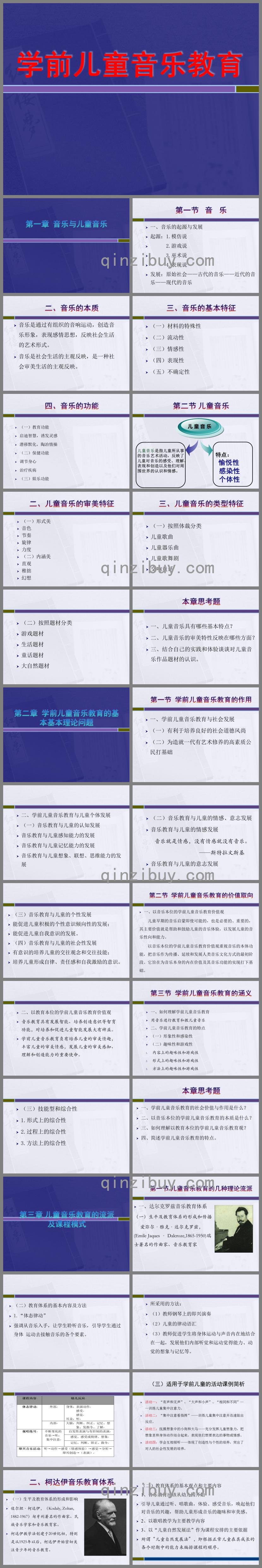 学前儿童音乐教育PPT课件