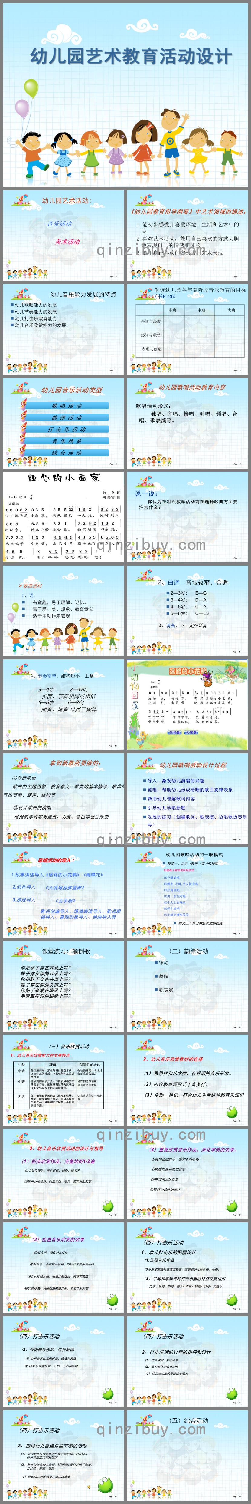 幼儿园艺术教育活动设计与组织PPT课件