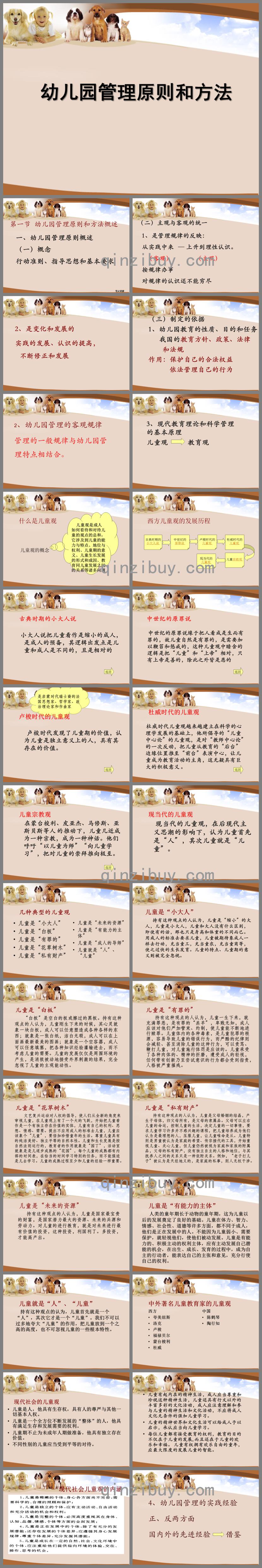 幼儿园管理原则和方法讲课PPT课件