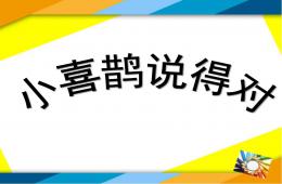 中班语言故事小喜鹊说的对PPT课件