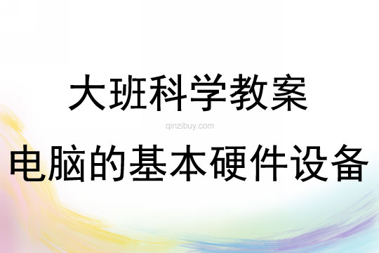 大班科学活动电脑的基本硬件设备教案反思