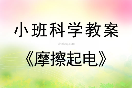 小班科学活动教案：摩擦起电教案(附教学反思)