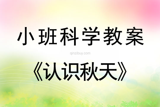 小班科学活动教案：认识秋天教案(附教学反思)1