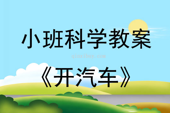 小班科学活动教案：开汽车教案(附教学反思)