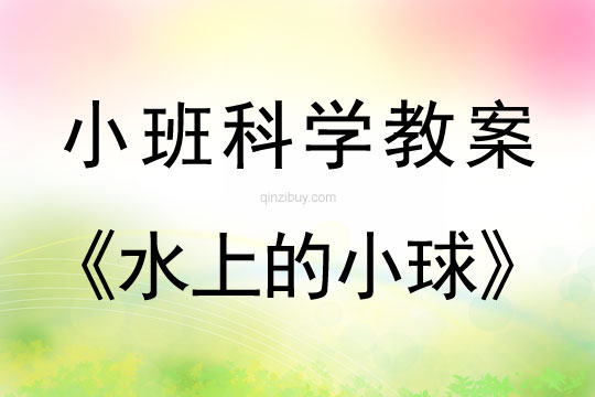 小班科学教案：水上的小球小班科学教案：水上的小球