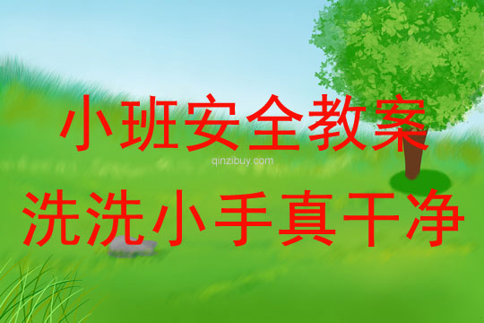 小班安全活动教案：洗洗小手真干净教案(附教学反思)