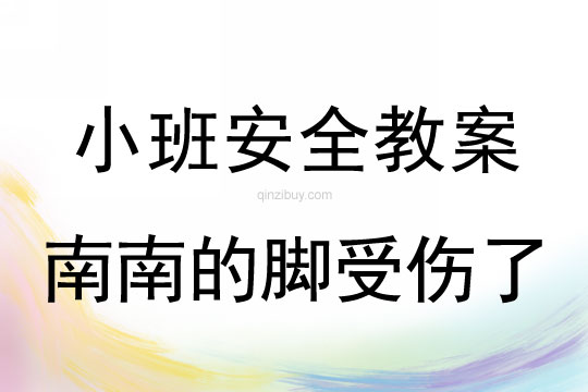 小班安全教育活动南南的脚受伤了教案反思