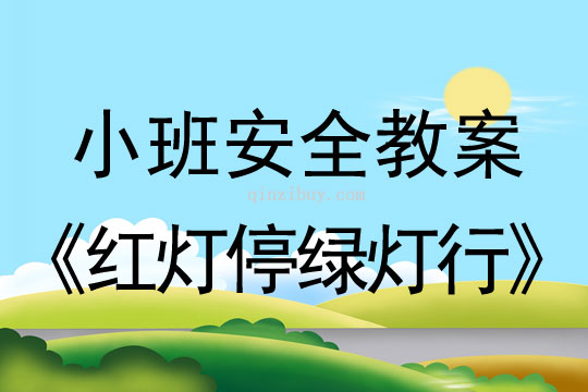 小班安全《红灯停绿灯行》教案反思