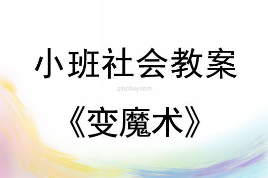 小班社会活动变魔术教案反思