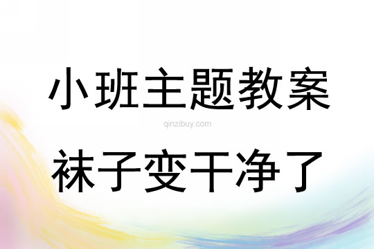 小班主题活动袜子变干净了教案反思