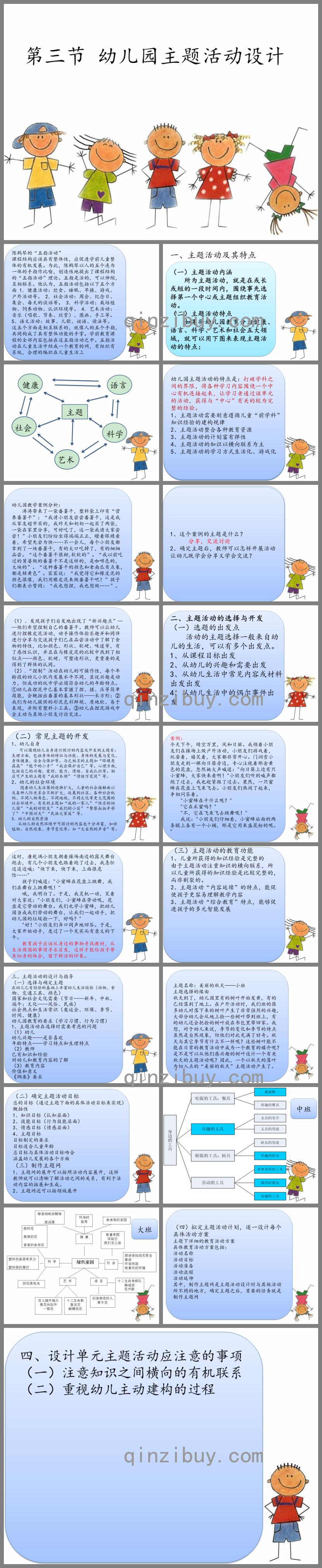 第三节幼儿园主题活动设计PPT课件