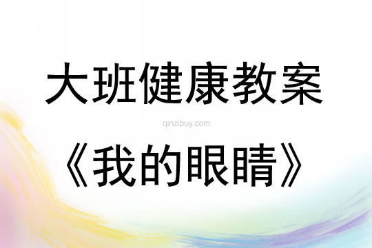 大班健康活动教案：我的眼睛教案(附教学反思)