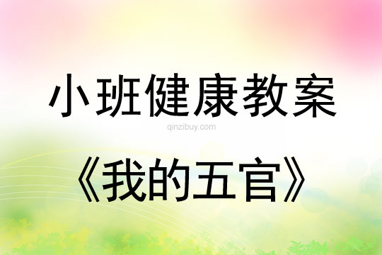 小班健康我的五官教案反思