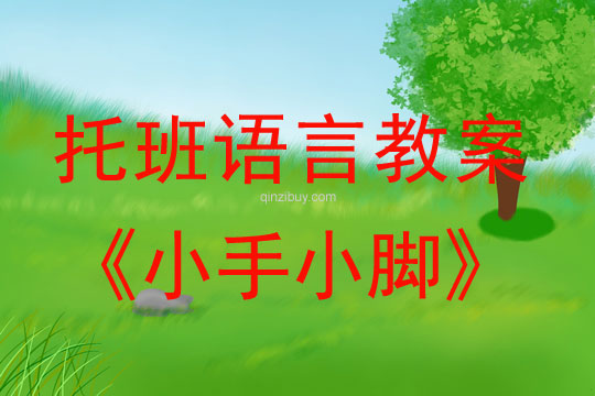 幼儿园托班语言教案：小手小脚幼儿园托班语言教案：小手小脚