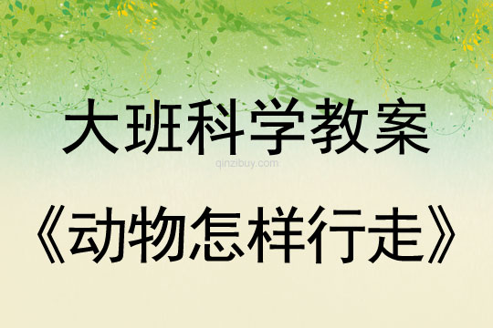 大班科学教案：动物怎样行走大班科学教案：动物怎样行走