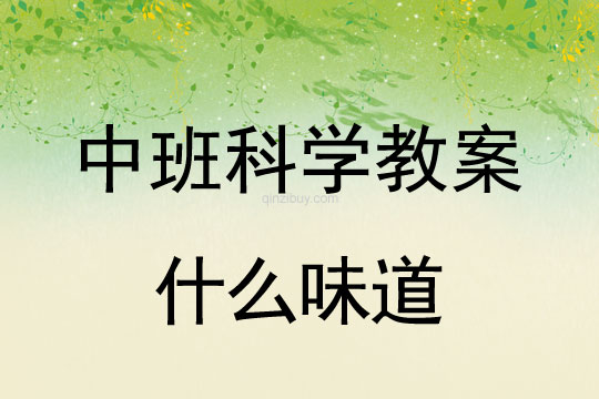 幼儿园中班科学教案：什么味道中班科学教案：什么味道