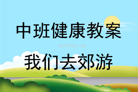 中班健康《我们去郊游》教案反思