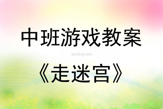 中班游戏活动教案：走迷宫教案(附教学反思)