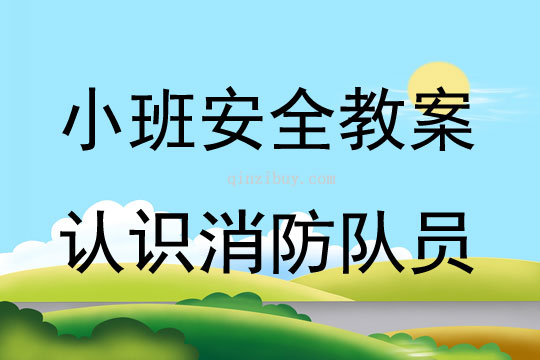 小班安全活动认识消防队员教案反思