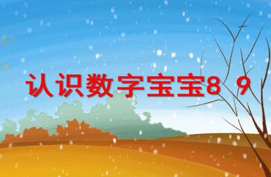 中班数学认识数字8、9 PPT课件