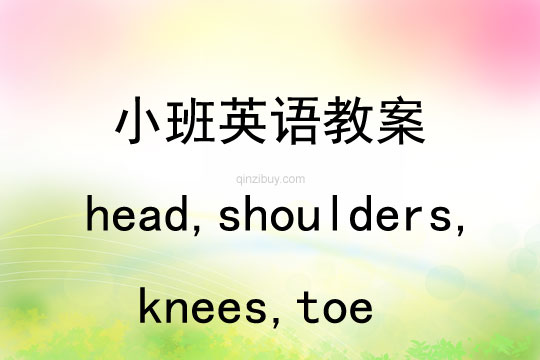 小班英语head,shoulders,knees,toe教案