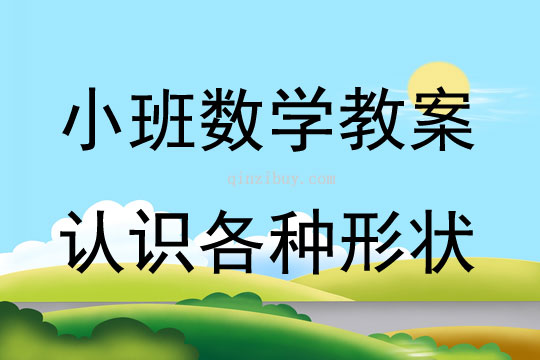 小班数学认识各种形状教案反思