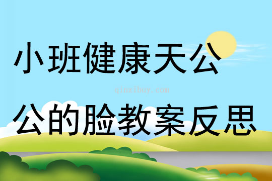 小班健康天公公的脸教案反思