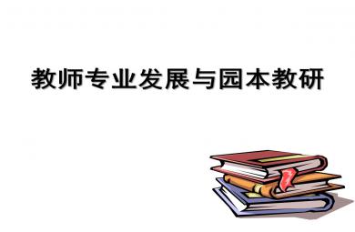 幼儿园教师专业发展与园本教研培训课件ppt