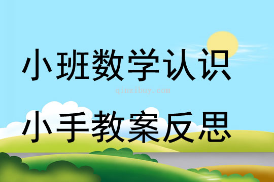 小班数学认识小手教案反思