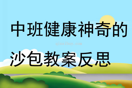 中班健康神奇的沙包教案反思