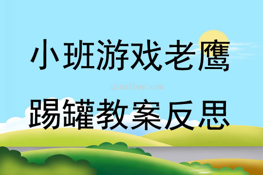 小班游戏老鹰踢罐教案反思