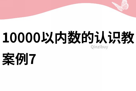 10000以内数的认识教案例7