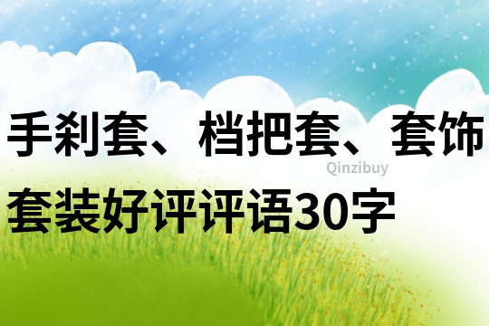 手刹套、档把套、套饰套装好评评语30字