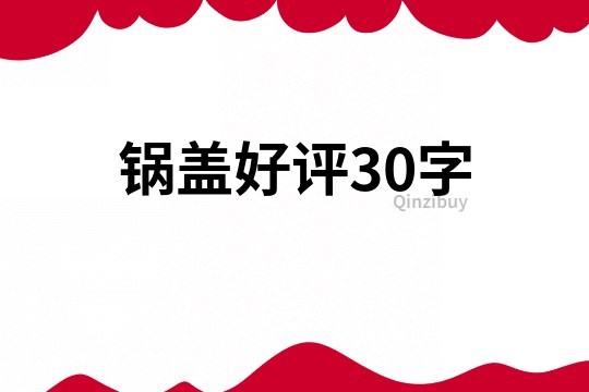 锅盖好评30字