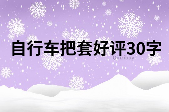 自行车把套好评30字