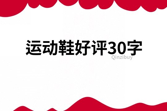 运动鞋好评30字