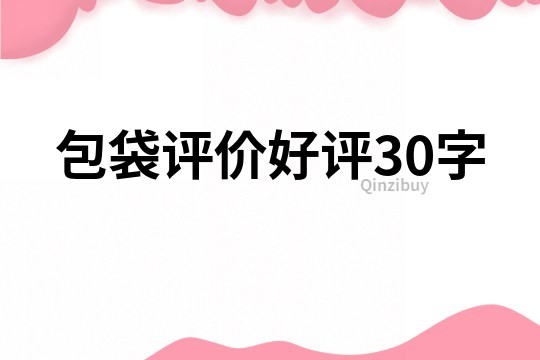 包袋评价好评30字