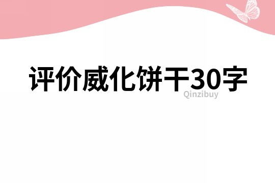 评价威化饼干30字