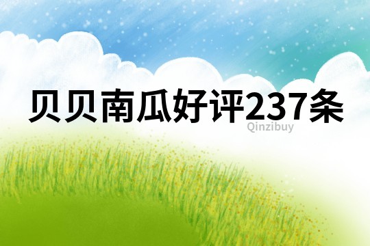 贝贝南瓜好评237条