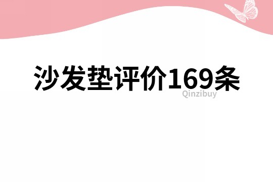 沙发垫评价169条