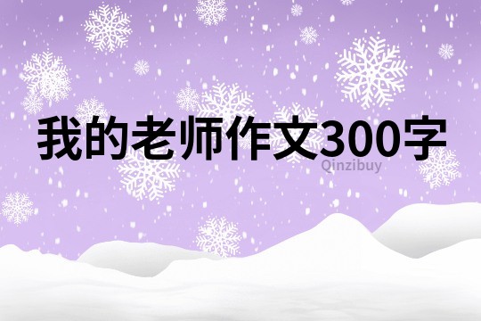 我的老师作文300字