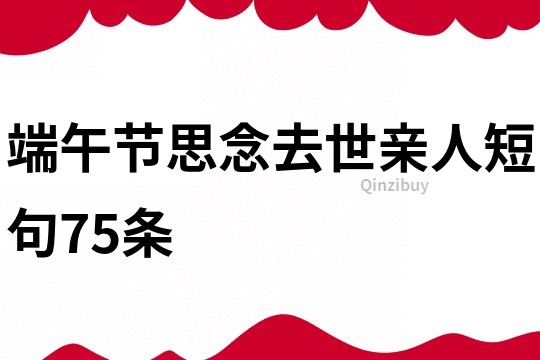 端午节思念去世亲人短句75条