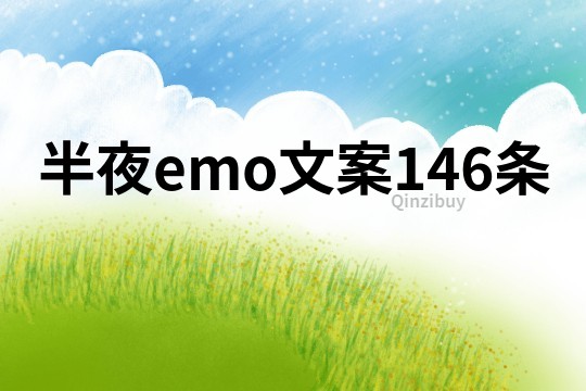 半夜emo文案146条